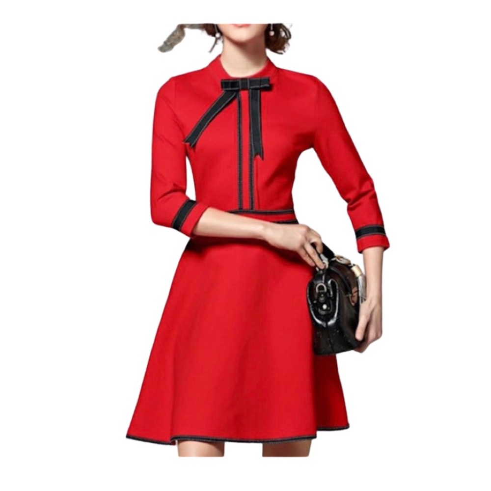 New Ribbon Trim Dress, Large NWT